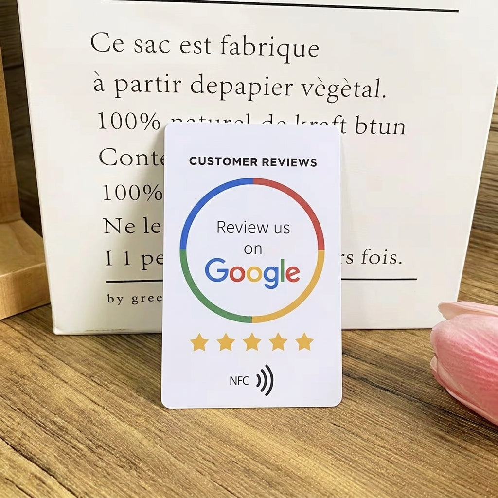 Tarjeta NFC Inteligente para Reseñas (Google y Trustpilot) - Revisify