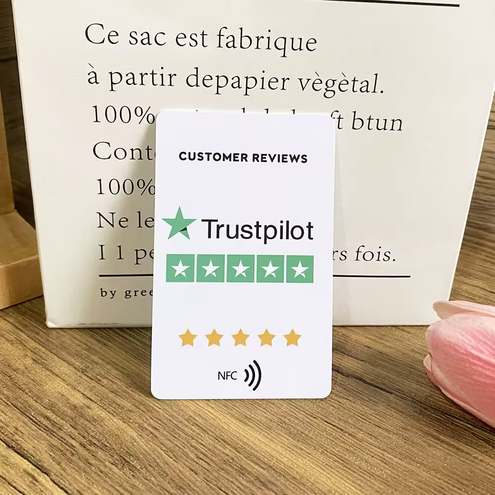 Tarjeta NFC Inteligente para Reseñas (Google y Trustpilot) - Revisify